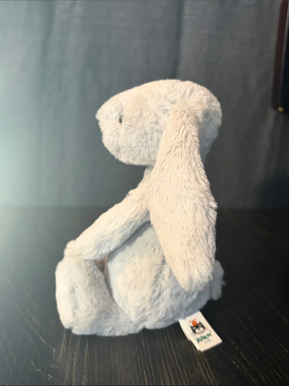 Jellycat Light Gray Bunny Stuffed Animal - Soft Comfort Toy